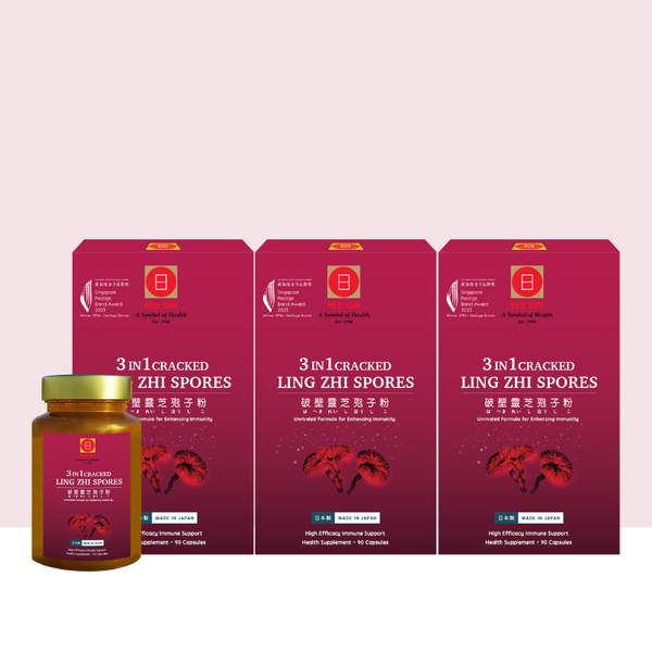 RED SUN 3-in-1 Ling Zhi Cracked Spores